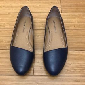 Lucky Brand Archh Flat in Navy Blue